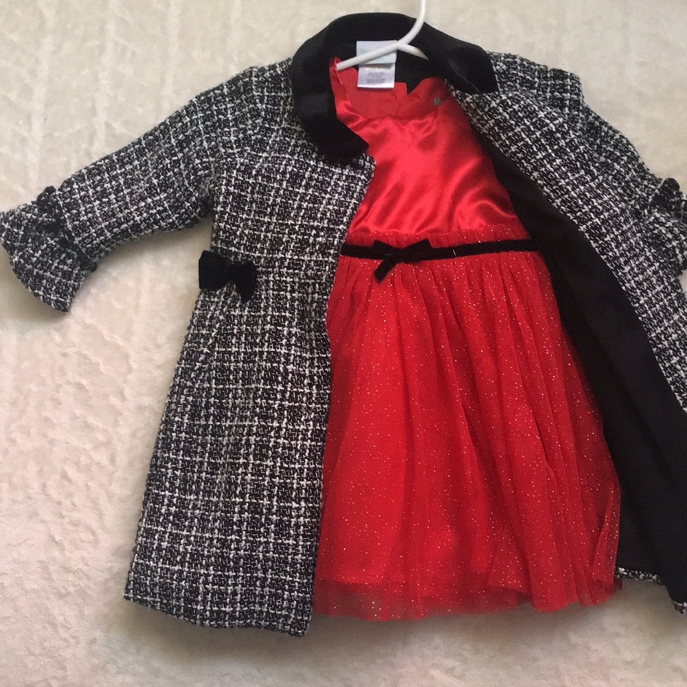 Dress with coat
